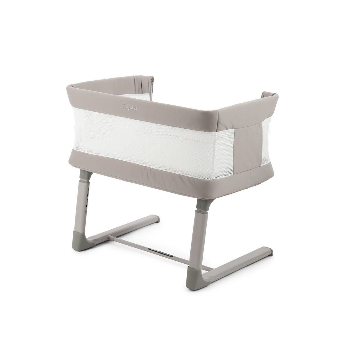 BabyStyle Oyster Home Wiggle Dropside Co-Sleeper Crib - Stone 30