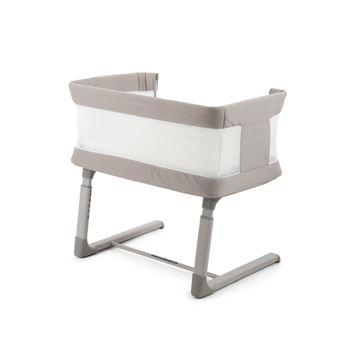 BabyStyle Oyster Home Wiggle Dropside Co-Sleeper Crib - Stone 31
