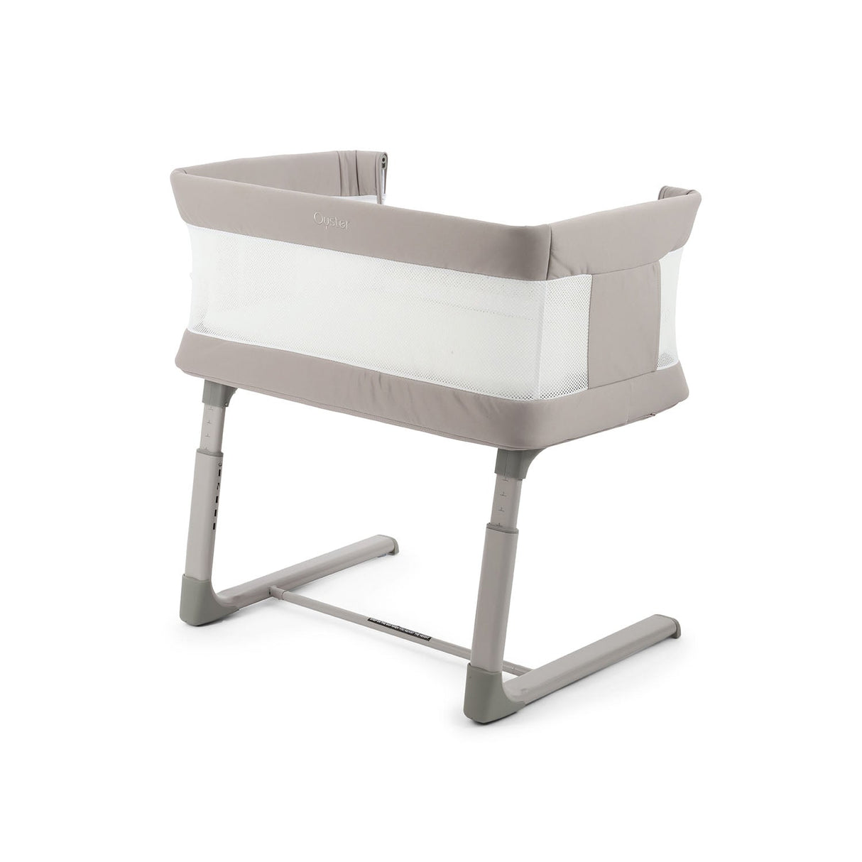 BabyStyle Oyster Home Wiggle Dropside Co-Sleeper Crib - Stone 33