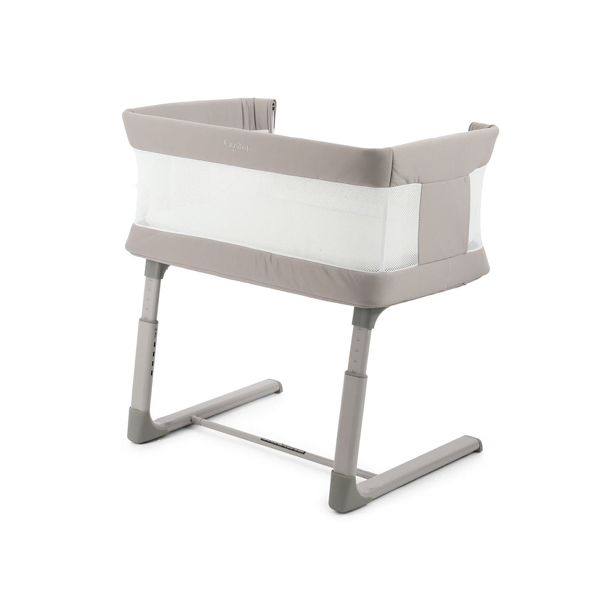 BabyStyle Oyster Home Wiggle Dropside Co-Sleeper Crib - Stone 35