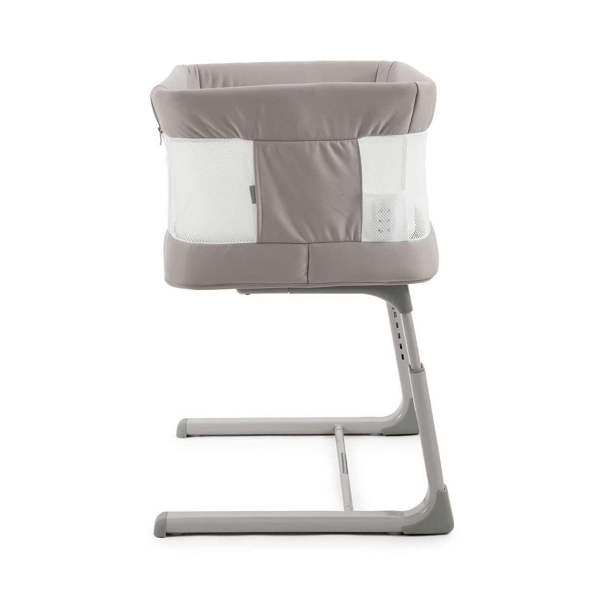 BabyStyle Oyster Home Wiggle Dropside Co-Sleeper Crib - Stone 36