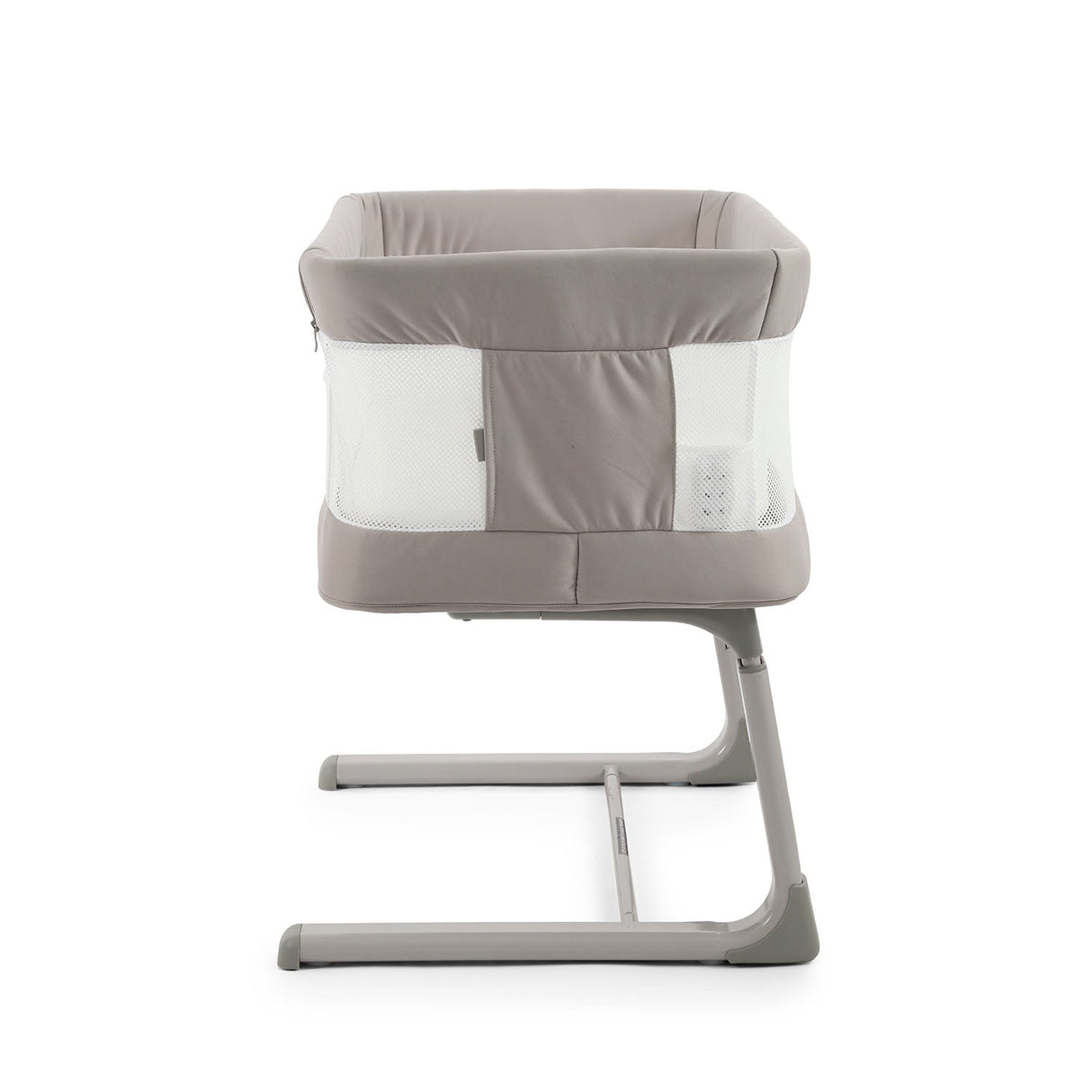 BabyStyle Oyster Home Wiggle Dropside Co-Sleeper Crib - Stone 40
