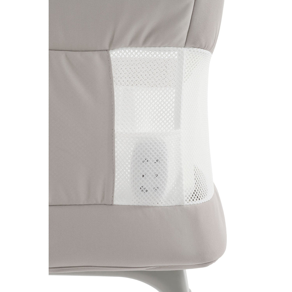 BabyStyle Oyster Home Wiggle Dropside Co-Sleeper Crib - Stone 64