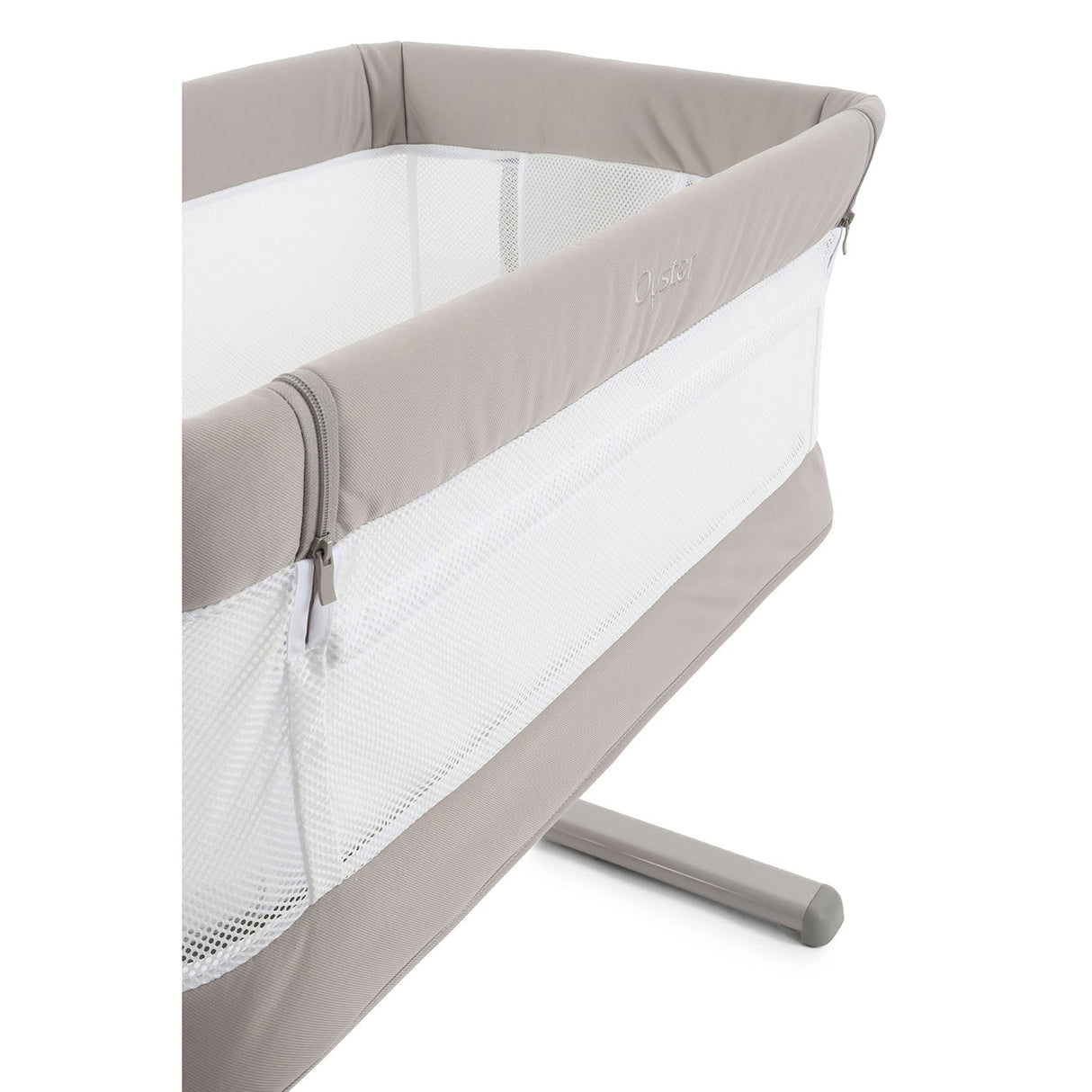 BabyStyle Oyster Home Wiggle Dropside Co-Sleeper Crib - Stone 68