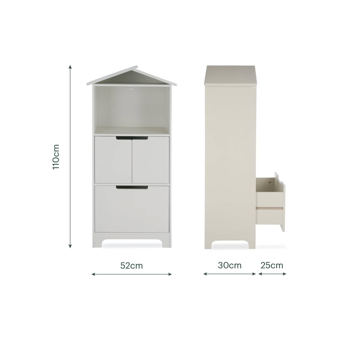 CuddleCo Play House Storage Unit - Pebble