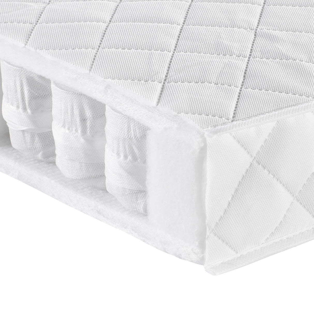 Babymore Pocket Sprung Cot Bed Mattress - 120 x 60 cm