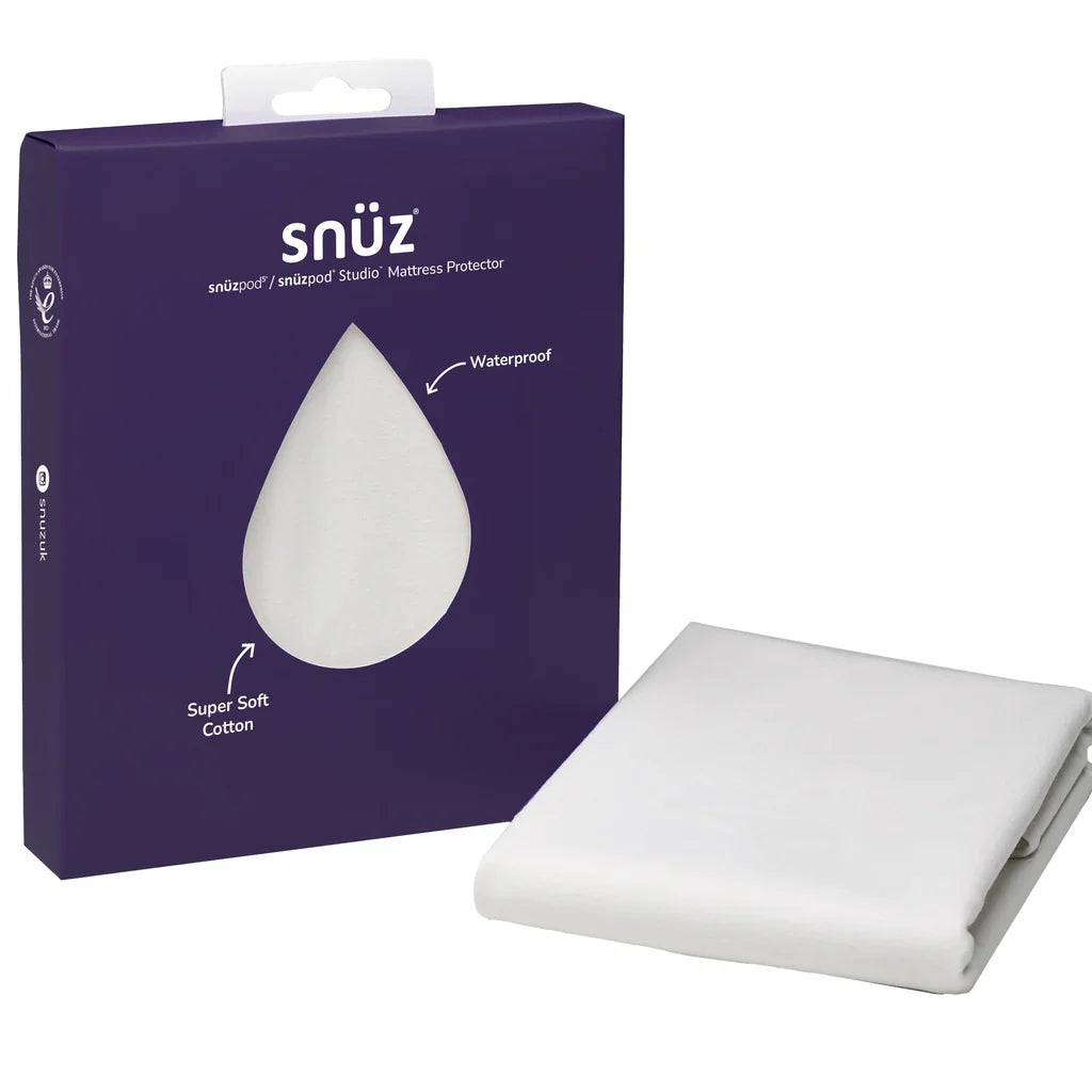 SnuzPod5, SnuzPod3 & SnuzPod Studio Waterproof Crib Mattress Protector - 44x80cm