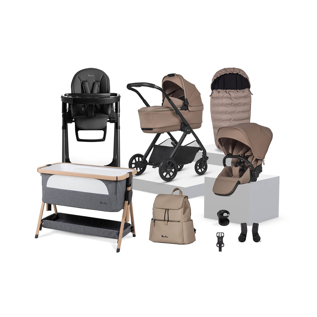 Silver Cross Reef 2 Accessory Baby Bundle - Mocha