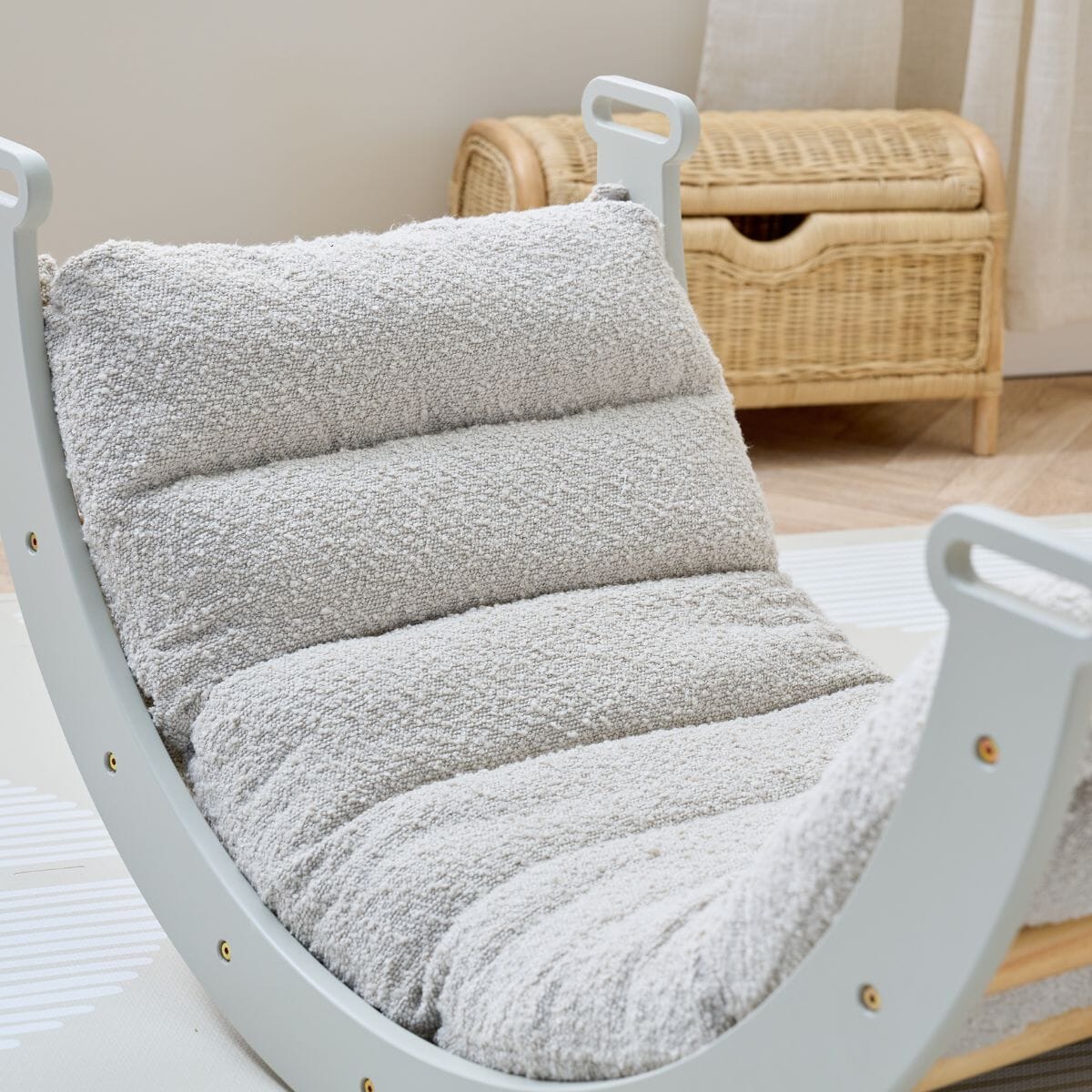 Tutti Bambini Scala Montessori Pikler Rocking Frame Cushion - Mushroom