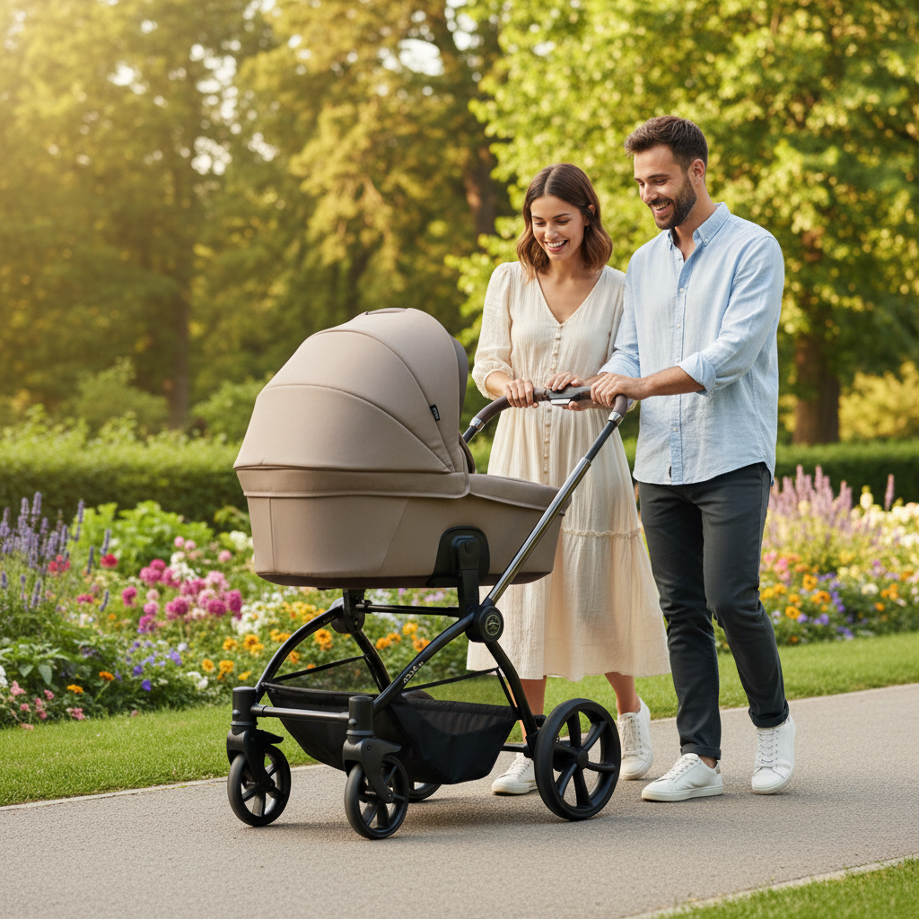 Noordi Sole V3 - 2in1 Pushchair with ThermoCot™ Carrycot, Arctic Mink