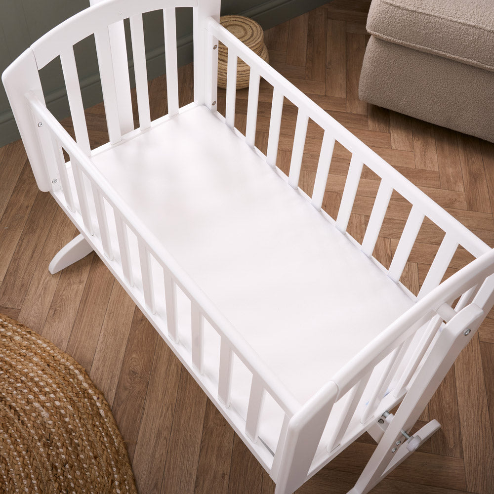 Obaby Sophie Swinging Crib - White