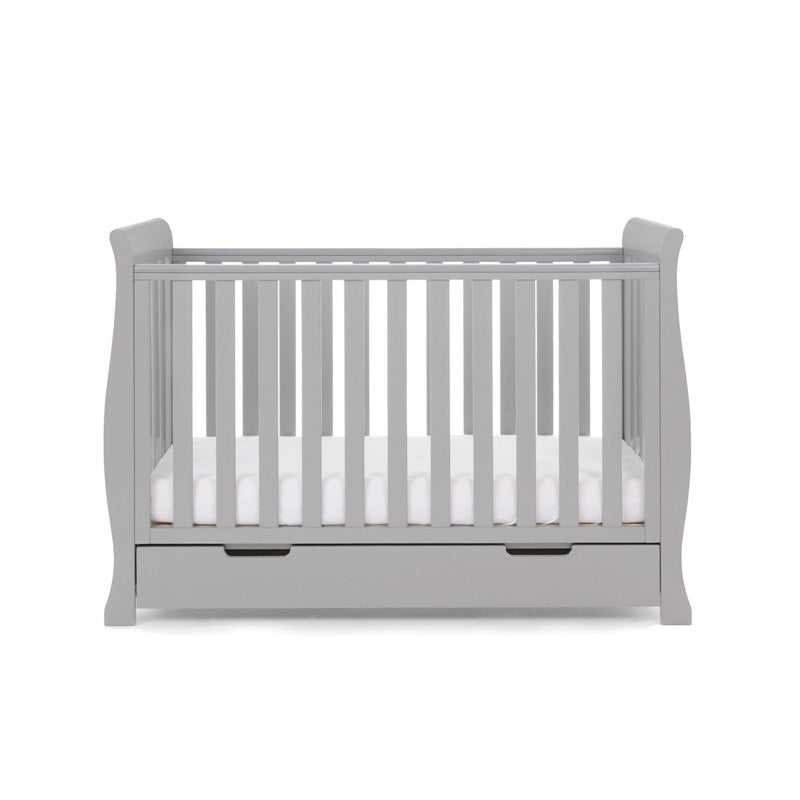 Obaby Stamford Mini Sleigh 3 Piece Room Set - Warm Grey