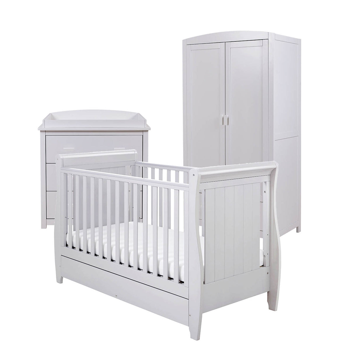 Babymore Stella 3 Piece Room Set - Grey
