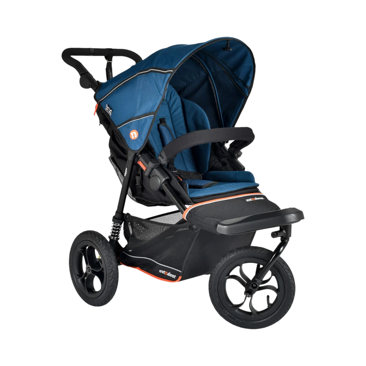 Out n About Nipper V6 Single Maxi-Cosi Cabriofix i-Size Newborn Bundle - Highland Blue 5
