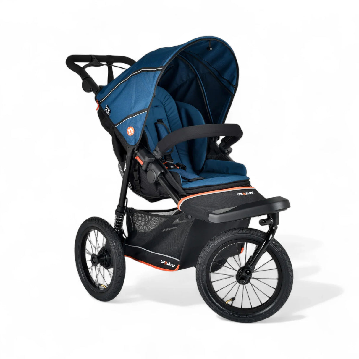 Out n About Nipper V6 Plus Single Adventure Bundle - Highland Blue 5