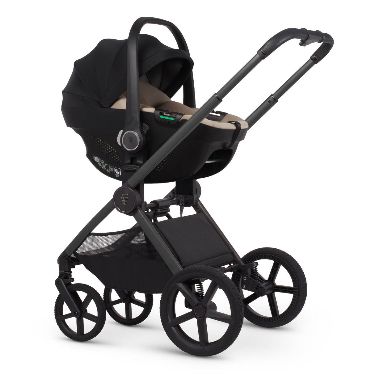 Venicci Upline 3 Ultimate 4in1 Plus Tiago Car Seat & 360 Base Bundle - Aloe