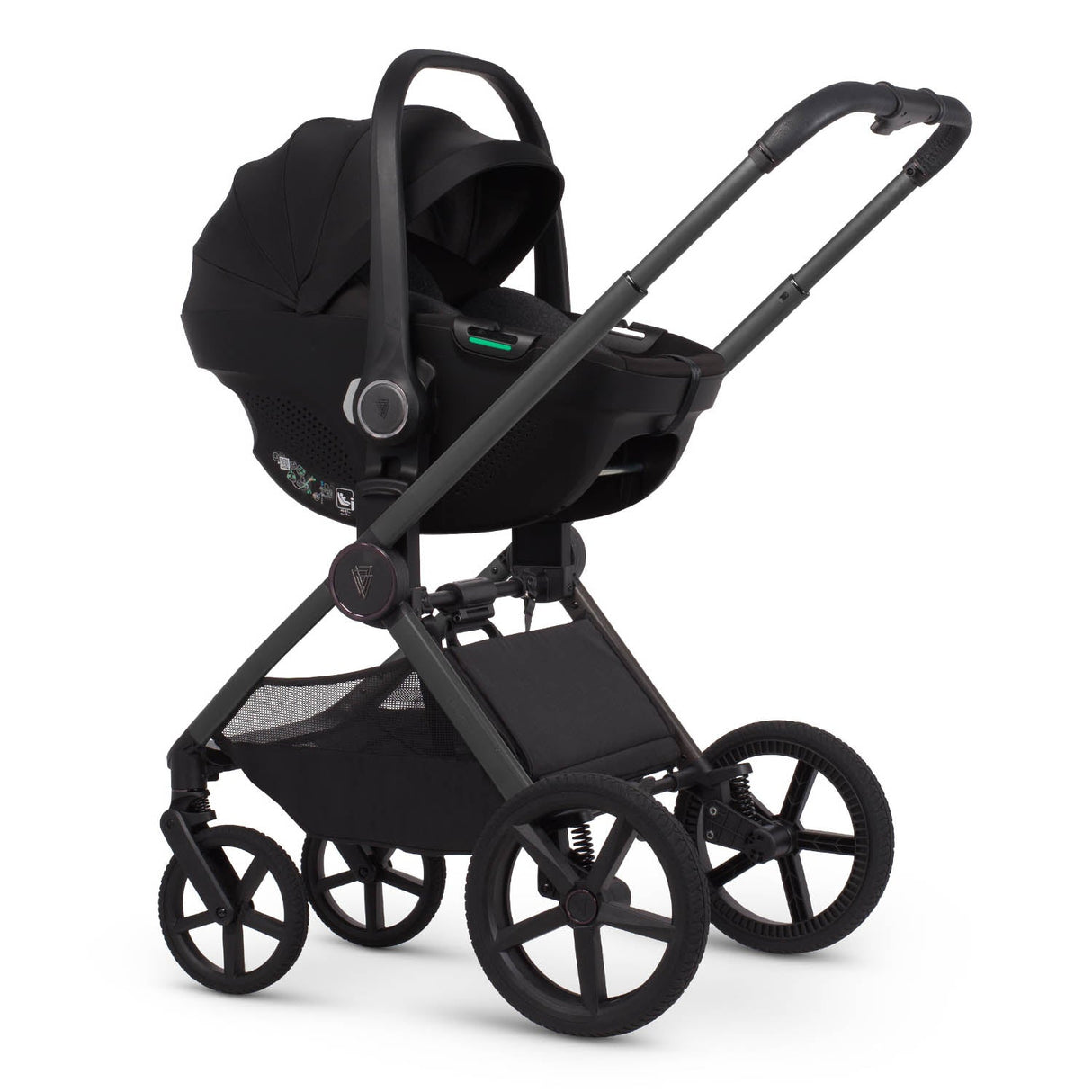 Venicci Upline 3 Ultimate 4in1 Plus Tiago Car Seat & 360 Base Bundle - Aloe
