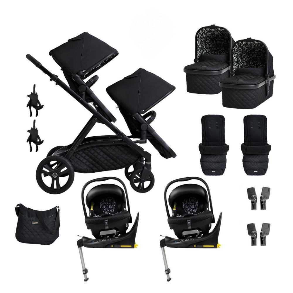 Cosatto Wow XL Twin Rotating Everything Bundle - Silhouette