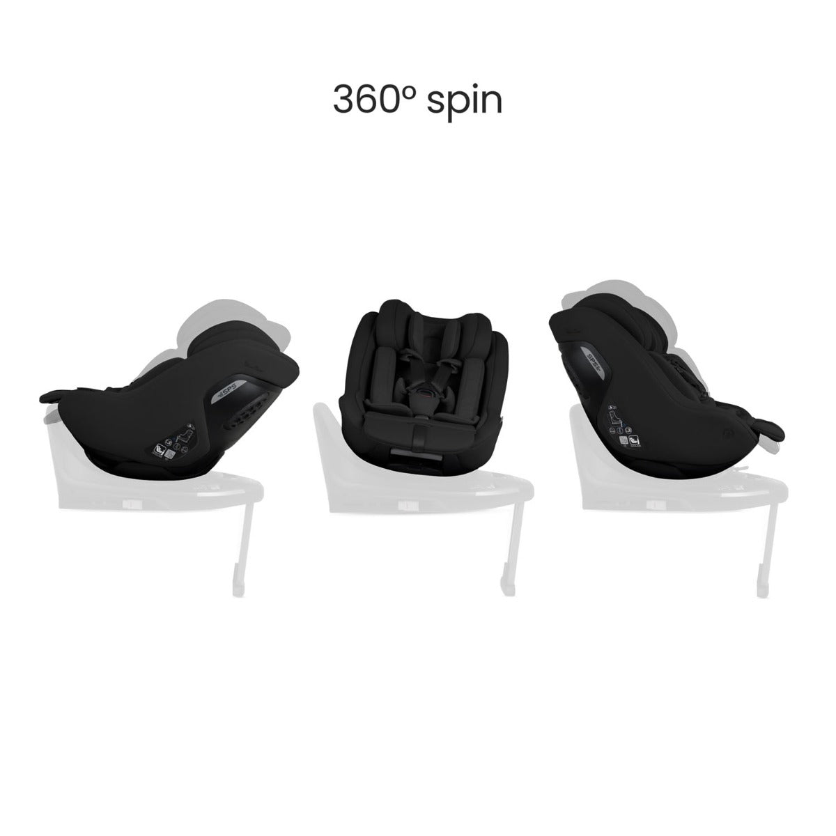 Silver Cross Approach Plus 360 Infant Car Seat - Iconic Black 9