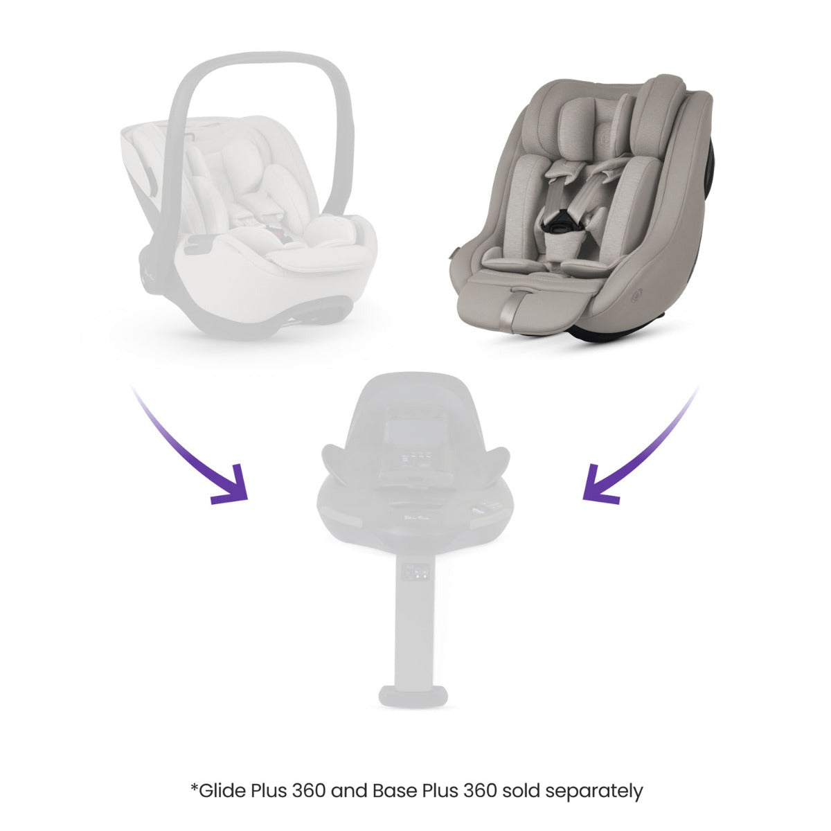 Silver Cross Approach Plus 360 Infant Car Seat - Natural Taupe 10