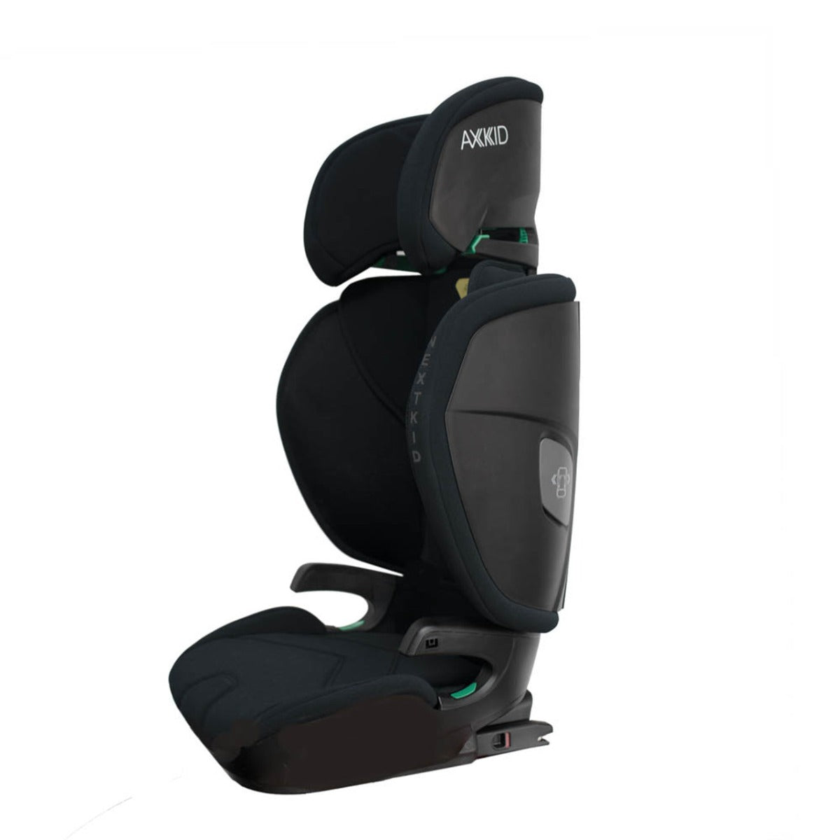 Axkid Nextkid R129 High Back Booster Car Seat - Shell Black 8