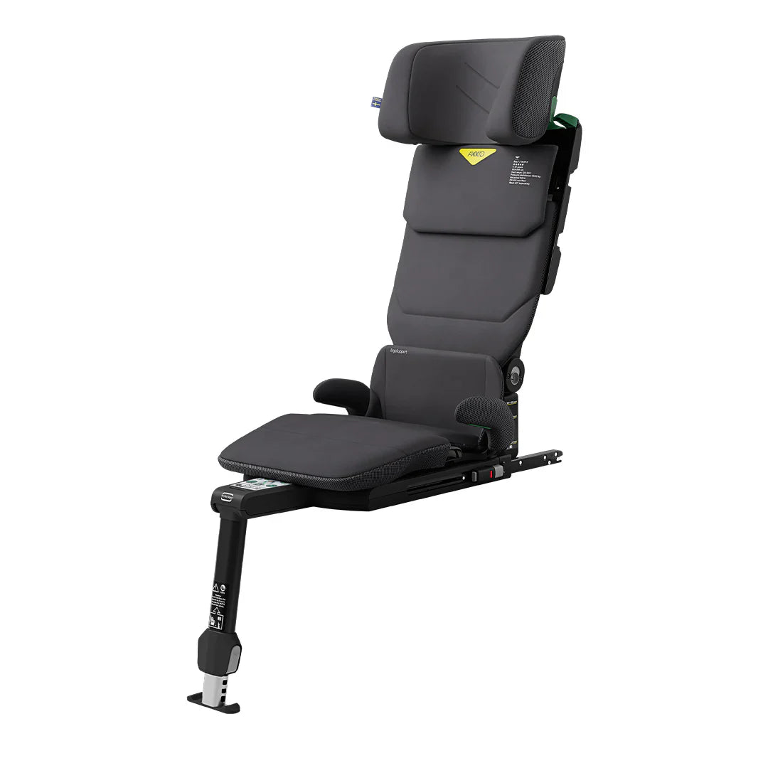 Axkid Up High Back Booster Car Seat - Arctic Mist Grey 7