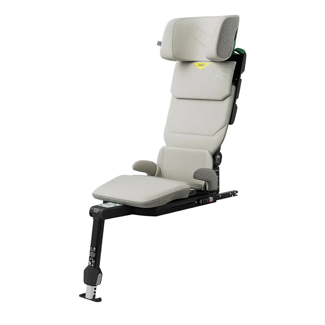 Axkid Up High Back Booster Car Seat - Beachgrass Beige 8