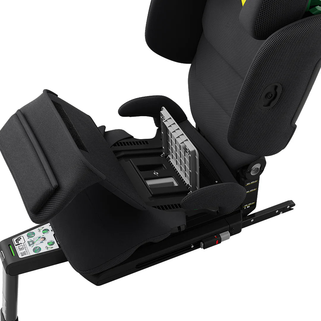 Axkid Up High Back Booster Car Seat - Coastal Storm Black 5