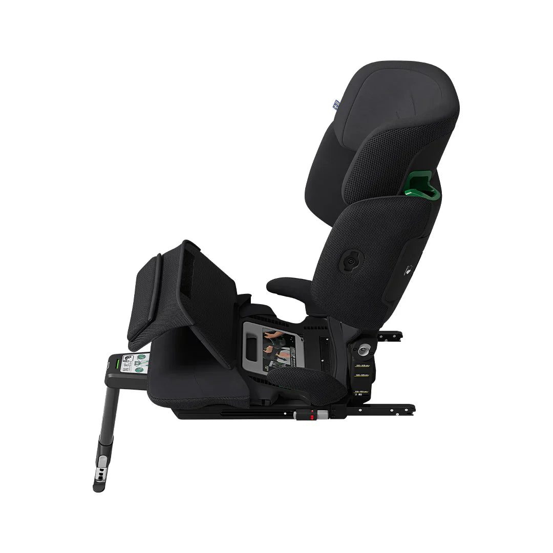 Axkid Up High Back Booster Car Seat - Coastal Storm Black 10