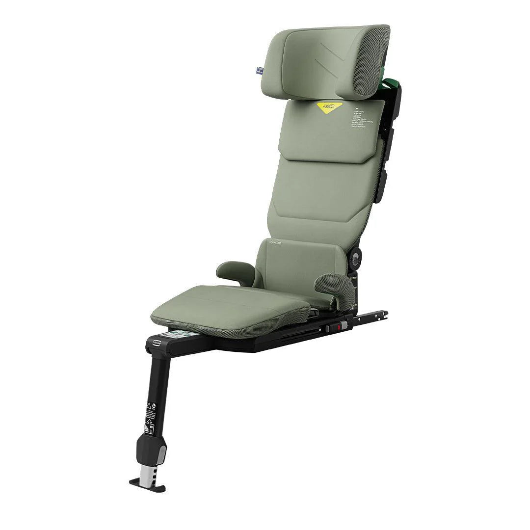 Axkid Up High Back Booster Car Seat - Nordic Bloom Green 4