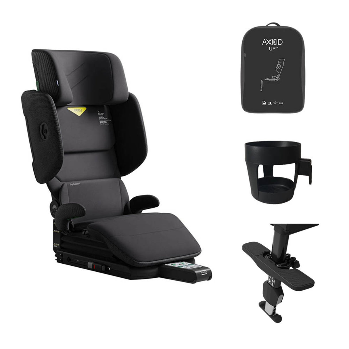 Axkid Up High Back Booster Car Seat - Arctic Mist Grey