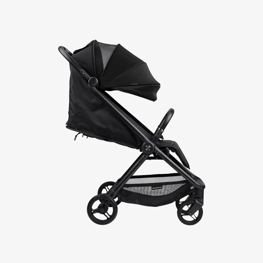 Bababing Auto-Fold Compact Stroller - Black 5