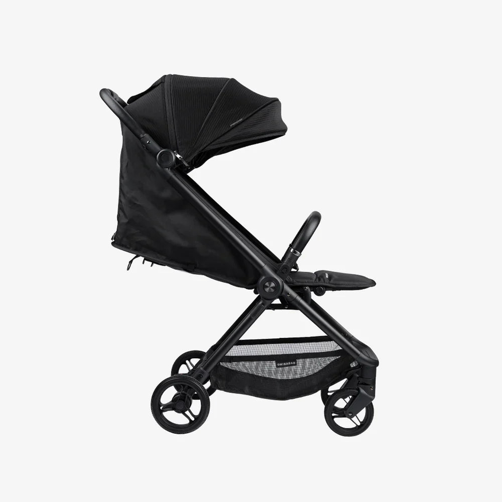 Bababing Auto-Fold Compact Stroller - Black 4