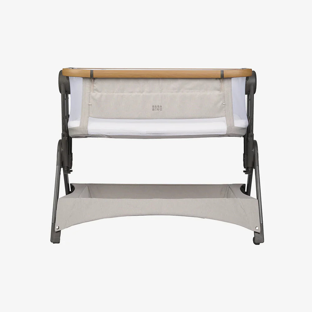Bababing Bedside & Travel Crib - Beige 1
