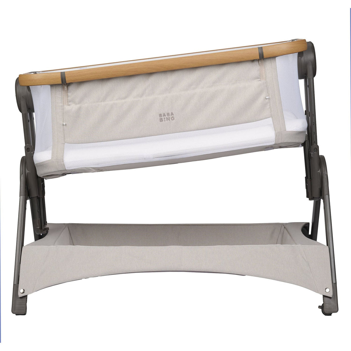 Bababing Bedside & Travel Crib - Beige 3