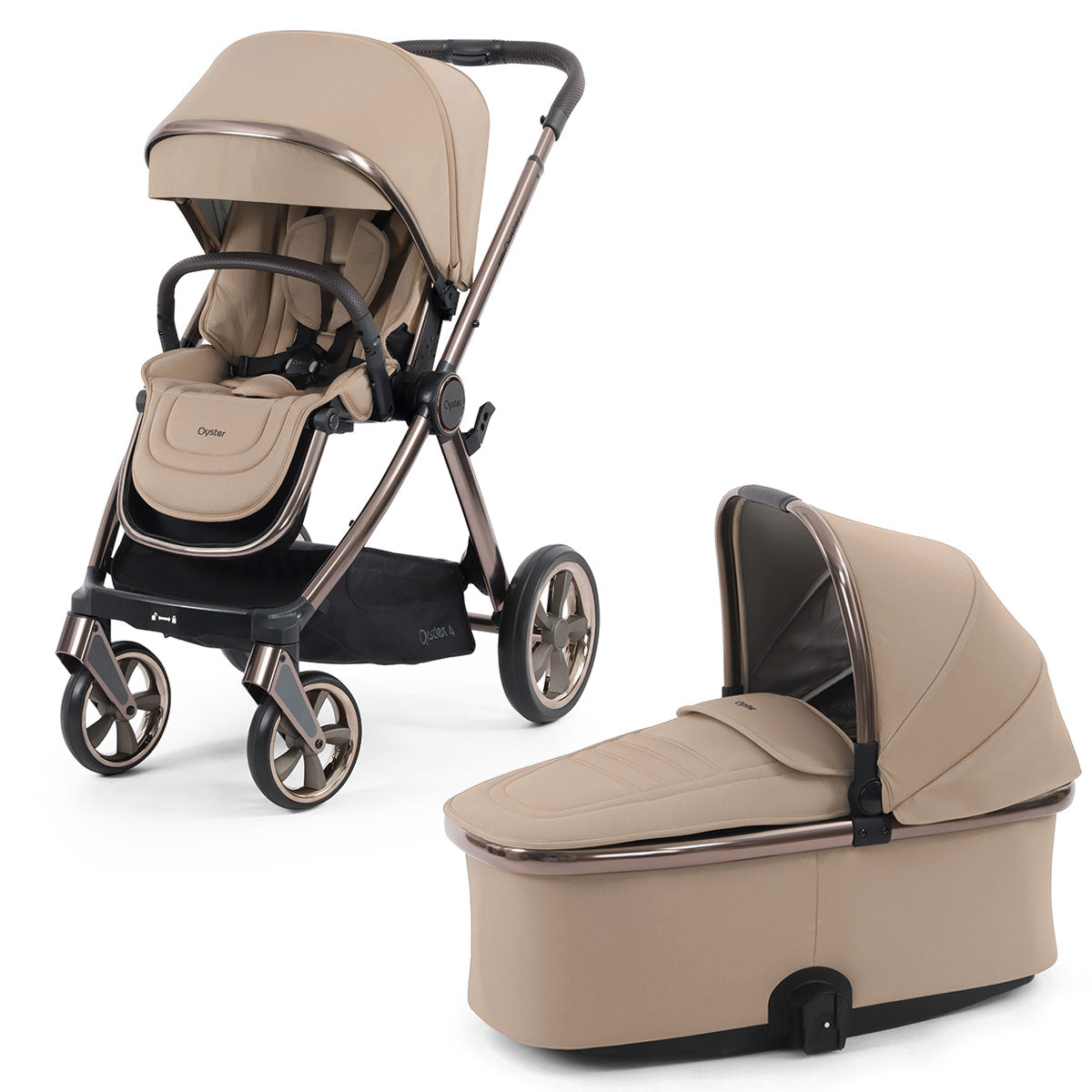 BabyStyle Oyster 4 Stroller & Carrycot - Fawn