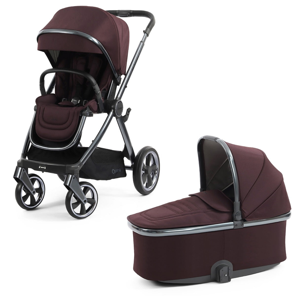 BabyStyle Oyster 4 Ultimate 12 Piece Maxi-Cosi Pebble 360 Pro2 Bundle - Mulberry 16