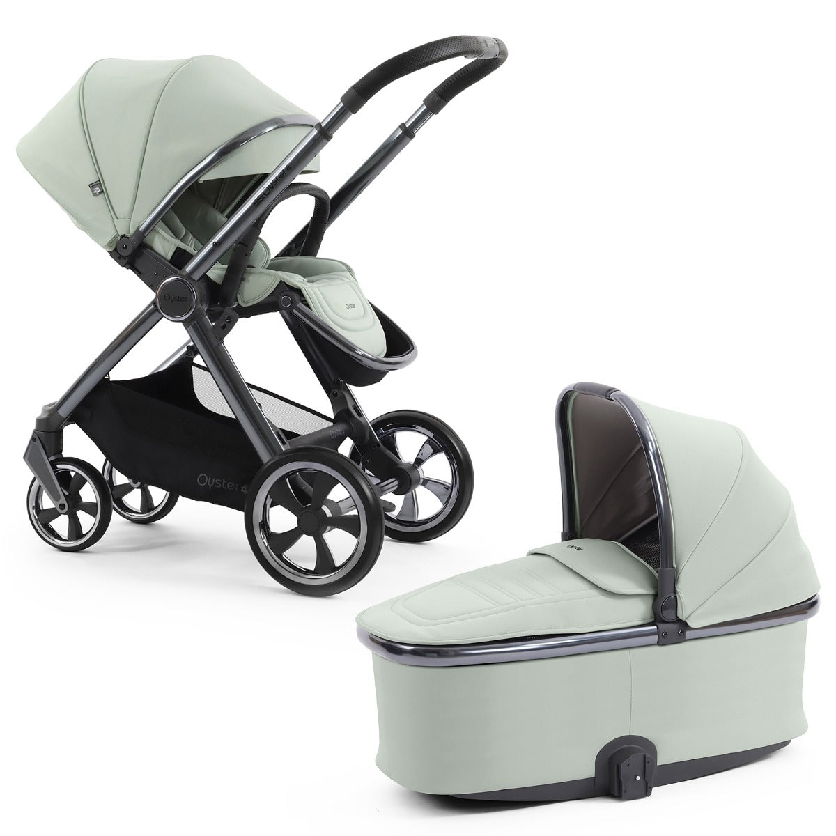 BabyStyle Oyster 4 Luxury 7 Piece Cybex Cloud T Bundle - Pistachio 13