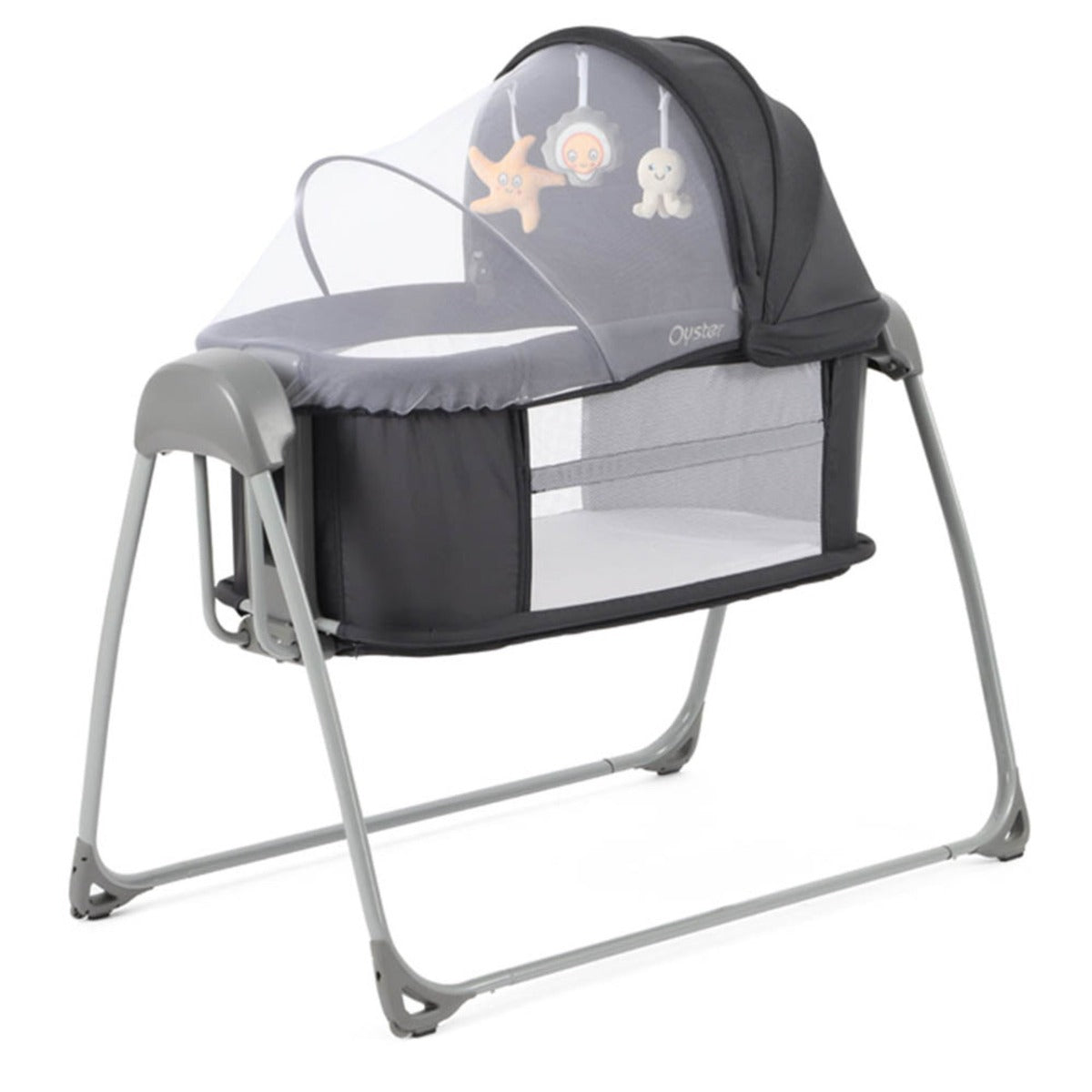 BabyStyle Oyster Home Swinging Crib - Carbonite 1