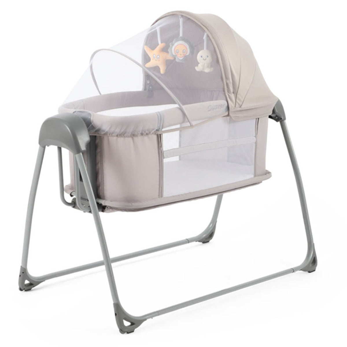 BabyStyle Oyster Home Swinging Crib - Stone 1
