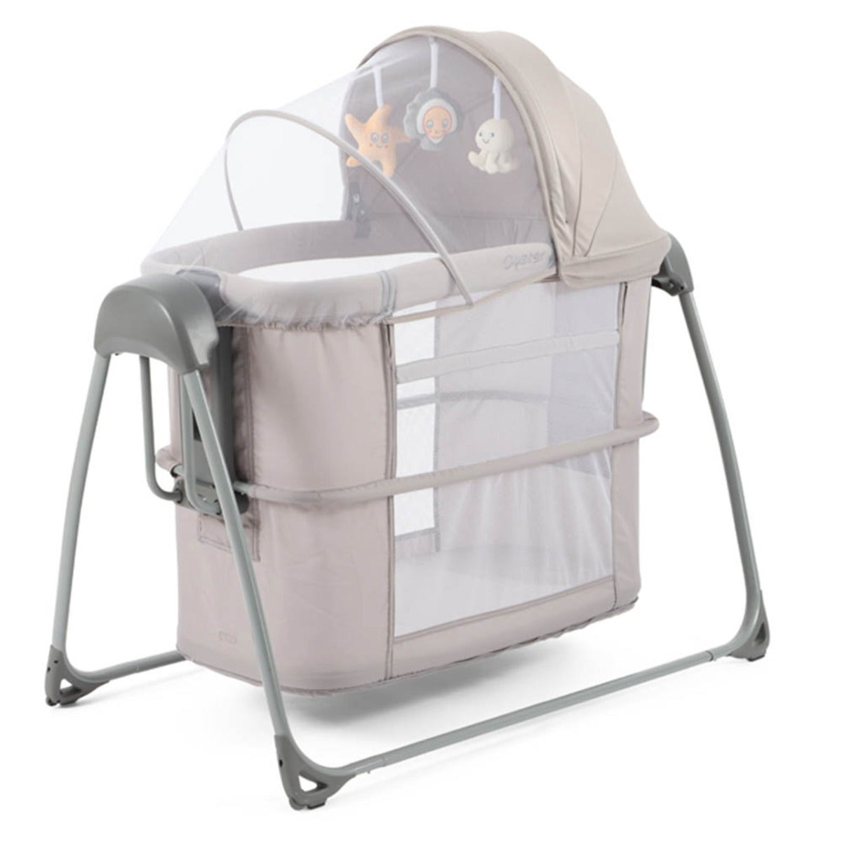 BabyStyle Oyster Home Swinging Crib - Stone 8