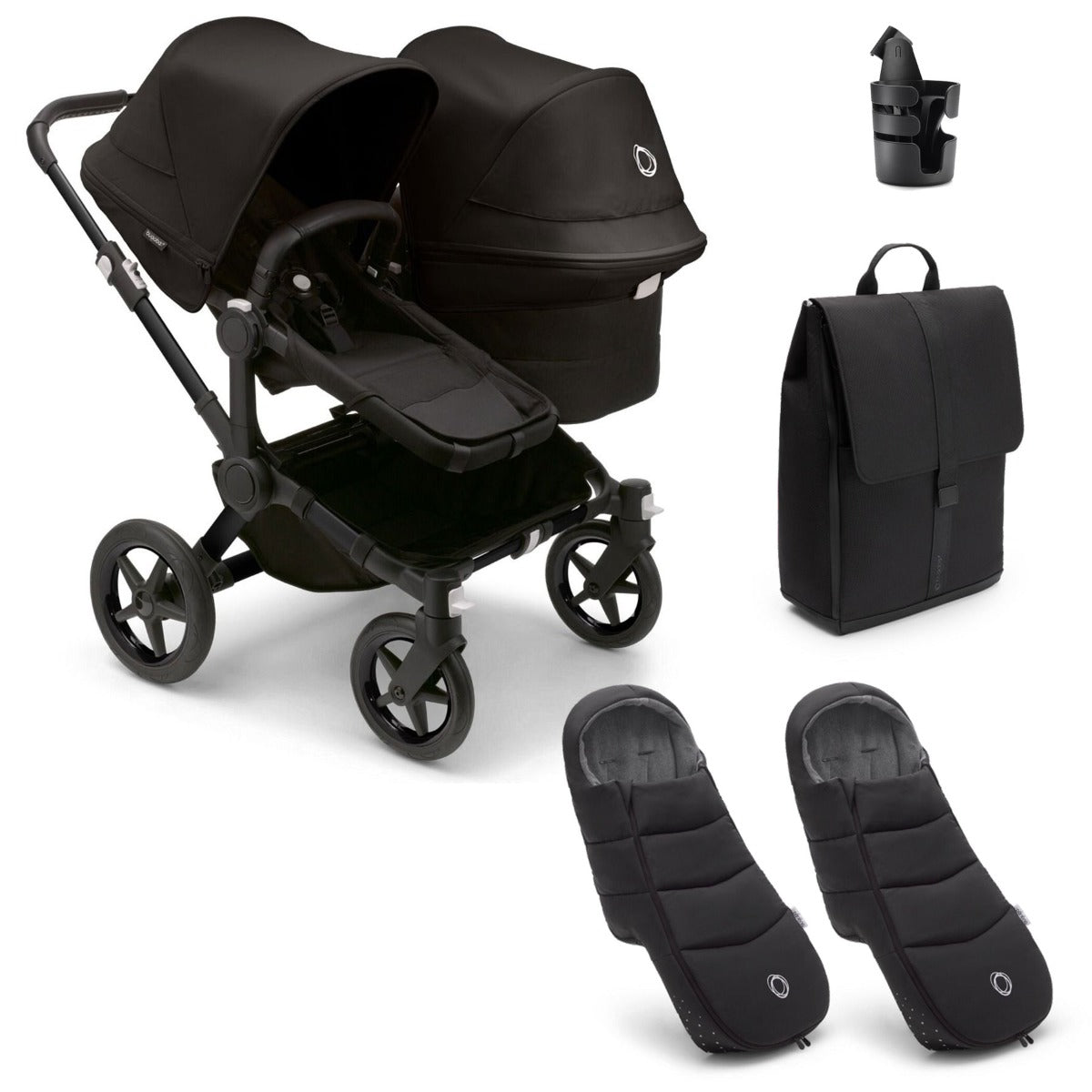 Bugaboo Donkey 5 Duo Essential Bundle - Midnight Black 1