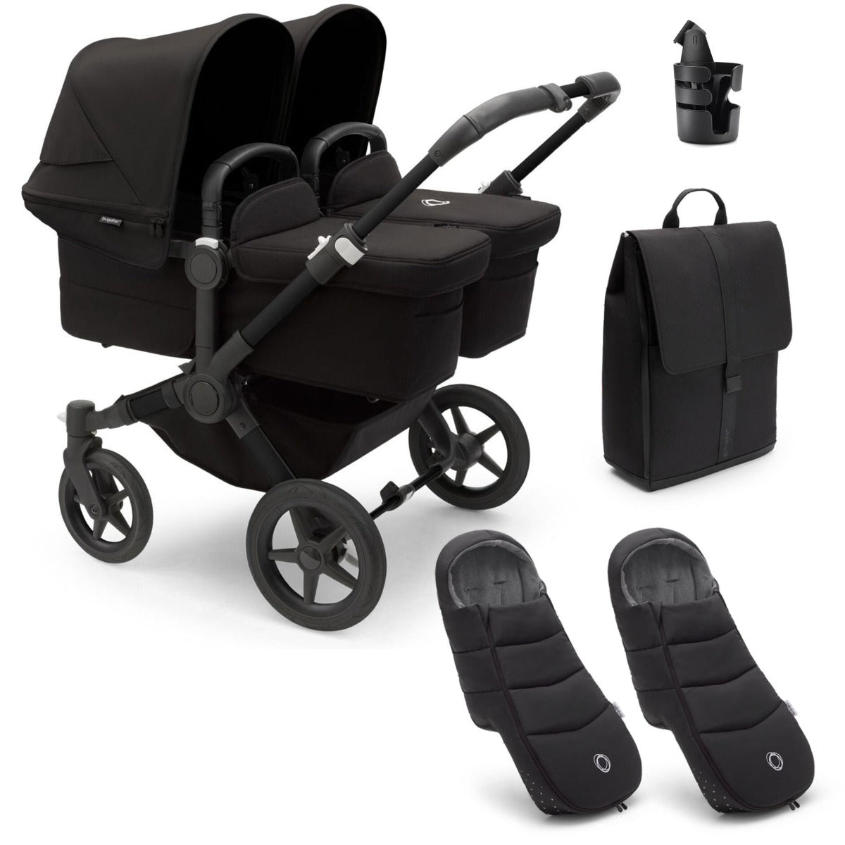 Bugaboo Donkey 5 Twin Essential Bundle - Midnight Black 1