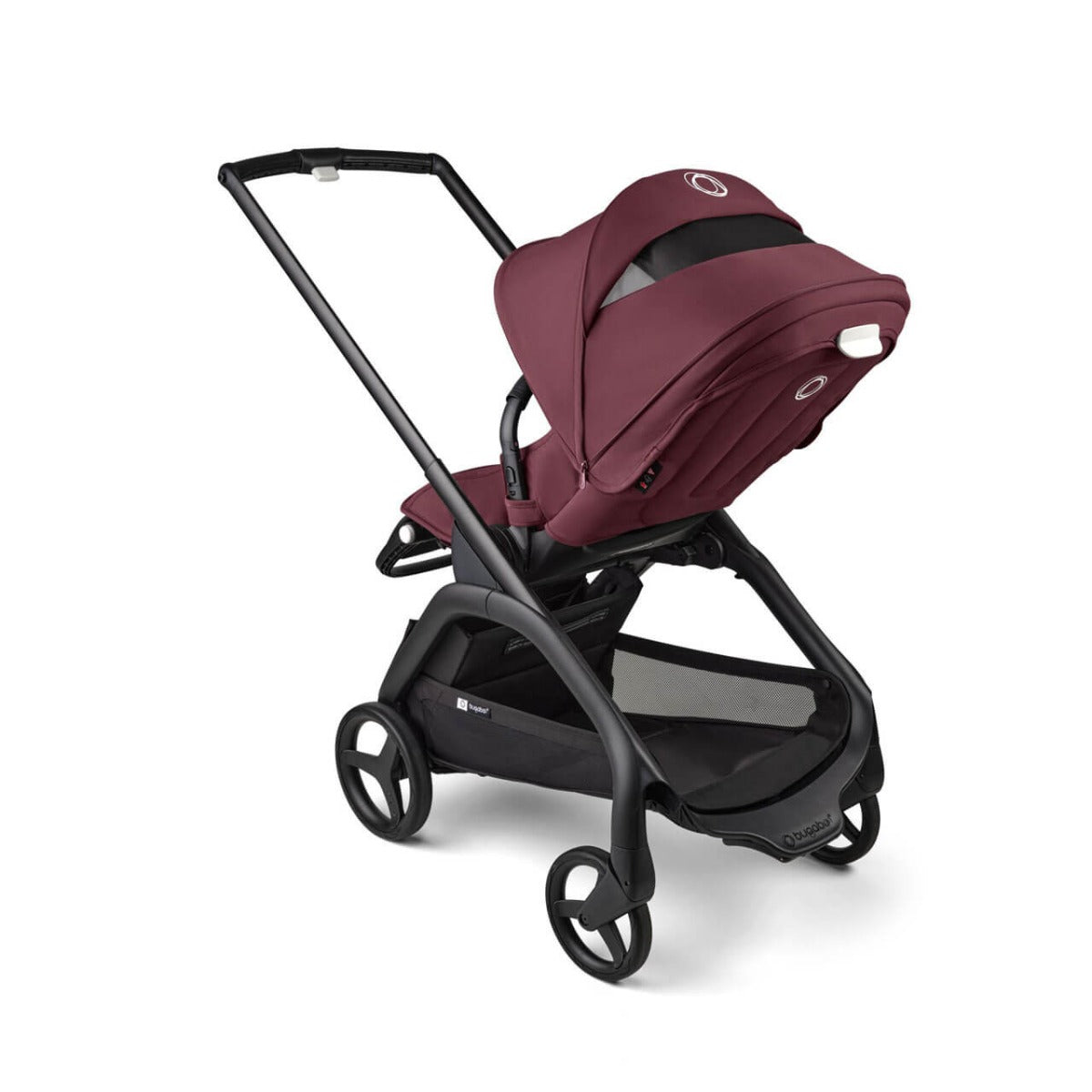 Bugaboo Dragonfly Travel System with Maxi-Cosi Pebble 360 Pro2 + Rotating/Sliding Base - Black/Dark Cherry 5