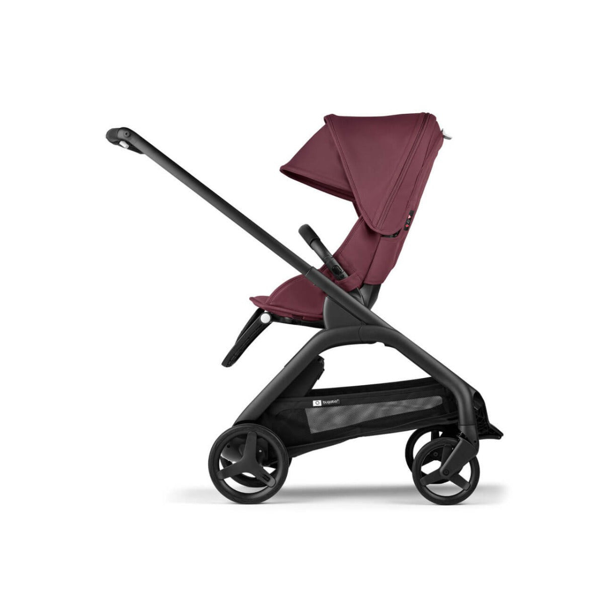 Bugaboo Dragonfly Travel System with Otter 360 + Rotating Isofix Base - Black/Dark Cherry 25