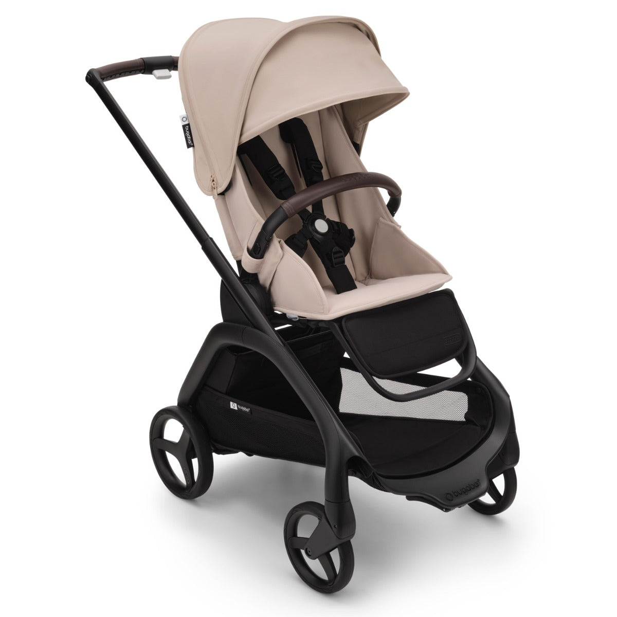 Bugaboo Dragonfly Stroller - Black/Desert Taupe 1