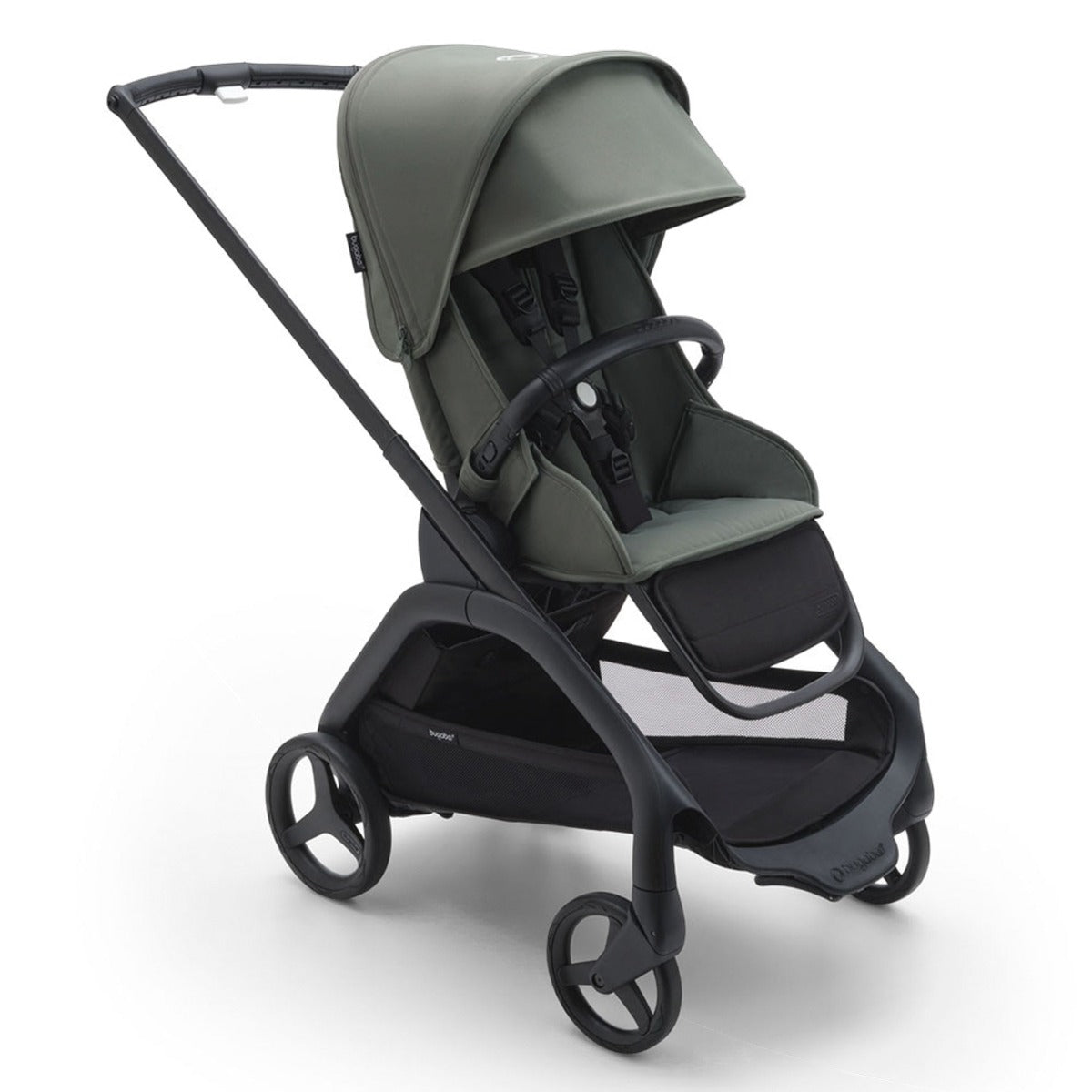 Bugaboo Dragonfly Stroller - Black/Forest Green 1