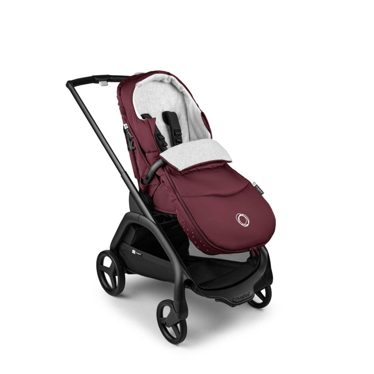 Bugaboo Dragonfly Ultimate Maxi-Cosi Cabriofix i-Size Travel System Bundle - Black/Dark Cherry 8