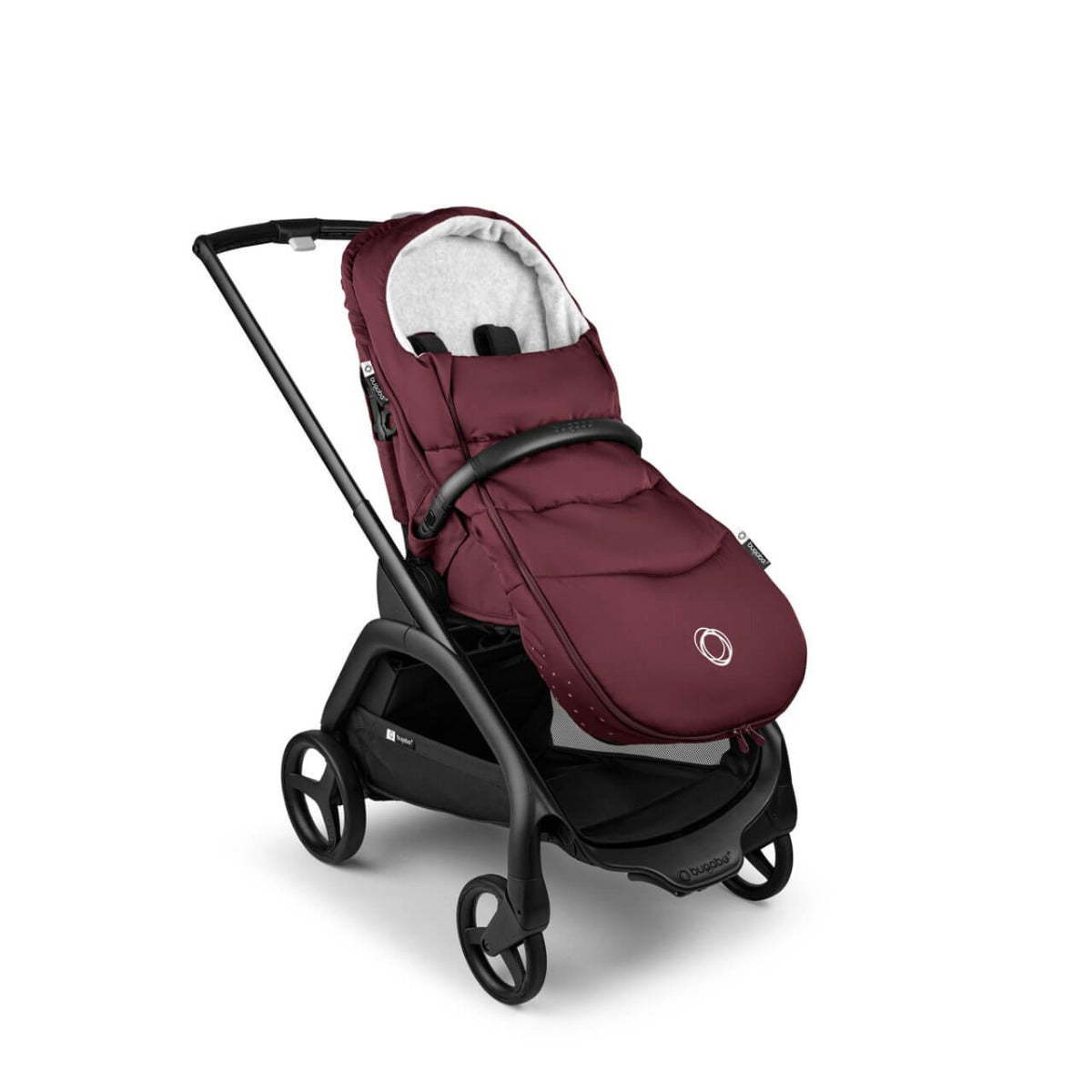 Bugaboo Dragonfly Essential Bundle - Black/Dark Cherry 8