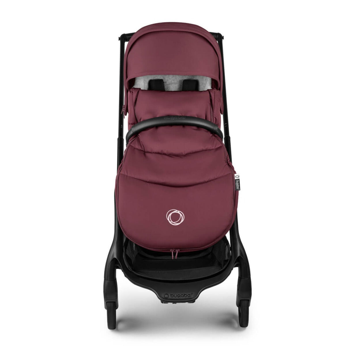 Bugaboo Dragonfly Ultimate Maxi-Cosi Cabriofix i-Size Travel System Bundle - Black/Dark Cherry 10